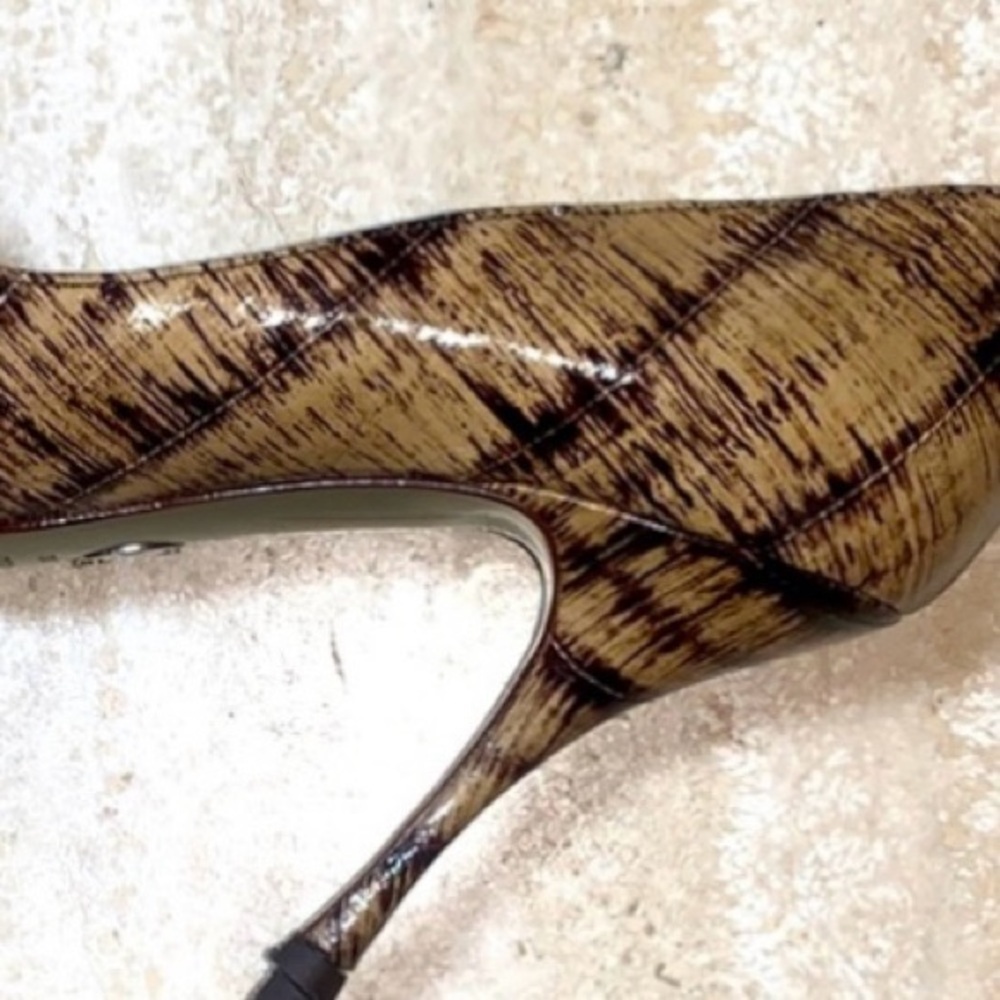 DOLCE & GABBANA eel stilettos heels, tan/brown. Did you hear? Eel's the deal! 38 - Picture 7 of 16